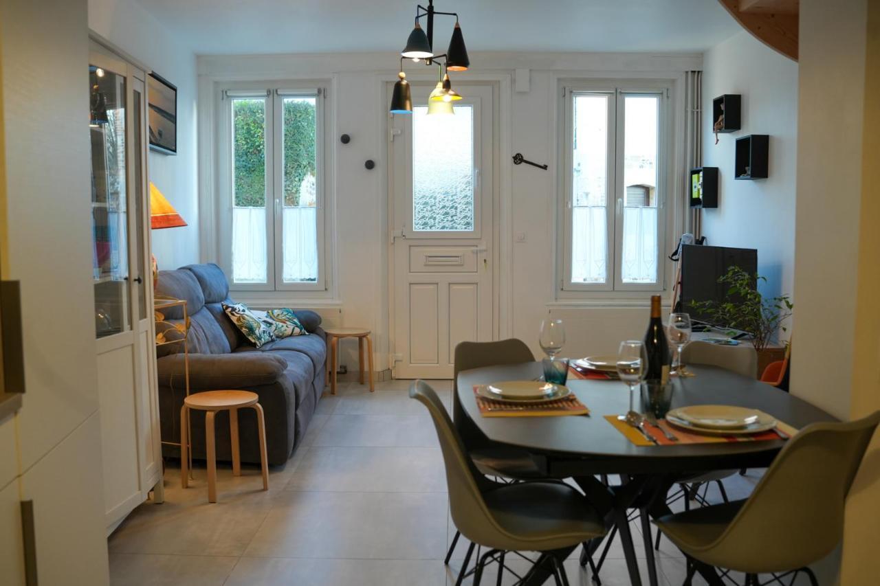 Maison Vue Baie Au Coeur Du Quartier De L'Abbaye Saint-Valery-sur-Somme Exterior foto